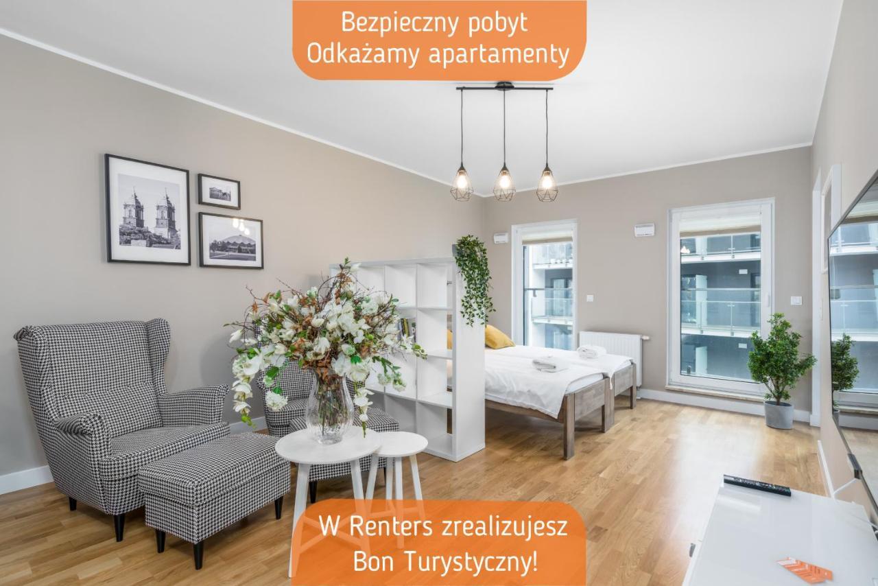 Apartament Black & White Mostowa By Renters Poznań Dış mekan fotoğraf